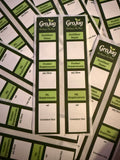 GroJug Spare Dosing Labels — Pack of 4